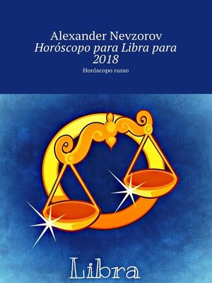 cover image of Horóscopo para Libra para 2018. Horóscopo russo